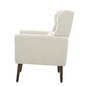 Modern Accent Chair Upholstered Foam Filled Living Room Chairs Comfy Reading Chair Mid-Century Moder