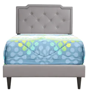 Deb - G1112-Tb-Up Twin Bed - Light Gray