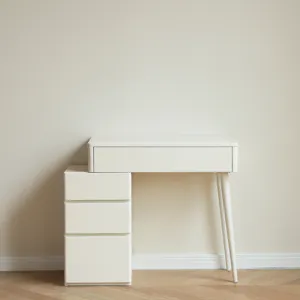 Table Dresser Without Mirror, Compact Dresser Accessories Storage Drawer - White