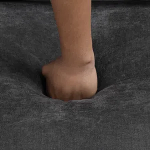 L-Shaped Sofa Convertible Sofa Bed Pull Out Sofa Sleeper With Two Back Pillows, Two USB Ports And Tw