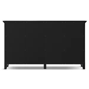 Acadian - 8 Cube Storage Sofa Table - Black