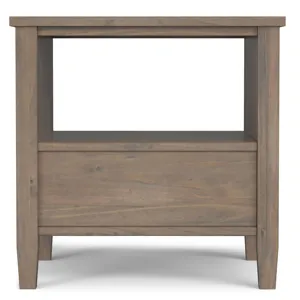 Ela - End Table - Smoky Brown
