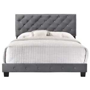 Suffolk - G1401-KB-UP King Bed - Gray