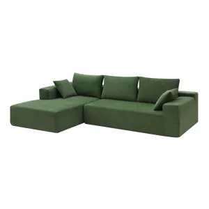Modular Sectional Living Room Sofa Set, Modern Minimalist Style Couch, Upholstered Sleeper Sofa For 