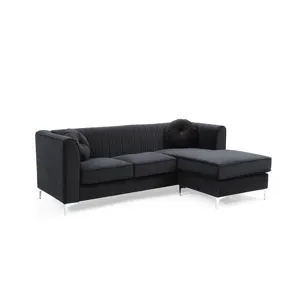 Delray - G793B-SC Sofa Chaise (3 Boxes) - Black