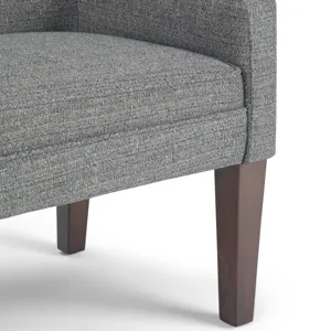 Parris - Upholstered Bench - Pebble Grey