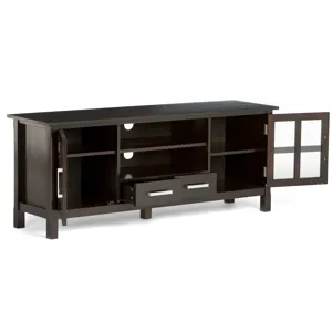 Kitchener - 60\" Wide TV Media Stand - Hickory Brown