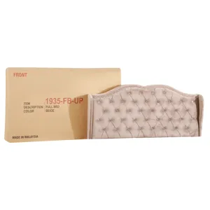 Joy - G1935-QB-UP Queen Upholstered Bed - Beige