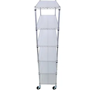 6 Tier 6000Lbs Capacity Nsf Metal Shelf Wire Shelving Unit, Heavy Duty Adjustable Storage Rack With 