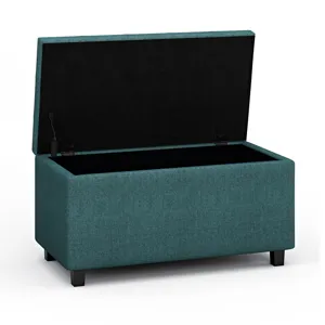 Cosmopolitan - Storage Ottoman - Teal