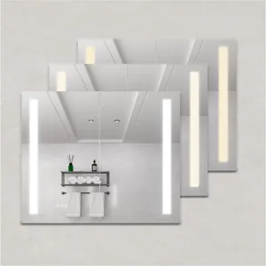 36 x 30\" Medicine Cabinet With LED Vanity Mirror, Anti-Fog, Dimmable, Recessed Or Surface Mount, Al