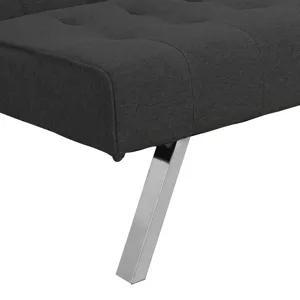 Futon Sofa Bed - Black