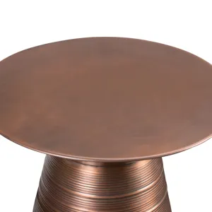 Sheridan - Metal Accent Table - Aged Copper
