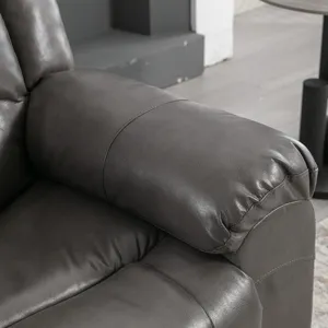 2 Seater Home Theater Recliner Manual Recliner Chair With A Storage Box And Two Cup Holders For Livi