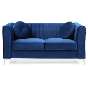 Delray - G791A-L Loveseat (2 Boxes) - Navy Blue