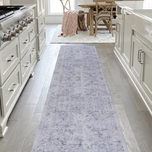 2\'6\'\' X 10\' Area Rug, Washable Rug, Low-Pile, Non-Slip, Non-Shedding, Foldable, Kid & Pet Friend