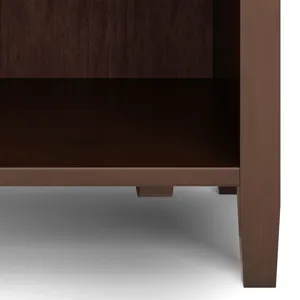 Warm Shaker - Bedside Table - Russet Brown