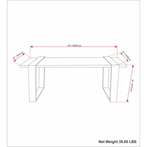 Nessa - Bench - Natural