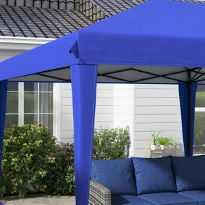 Outsunny - 10\' x 19.2\' Pop Up Canopy Tent, Heavy Duty Tent For Parties, Outdoor Instant Gazebo Sun