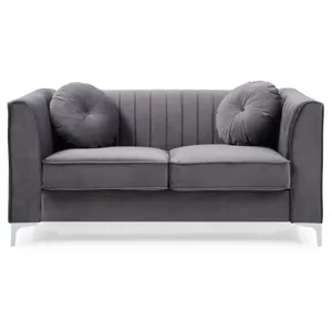 Delray - G790A-L Loveseat (2 Boxes) - Gray