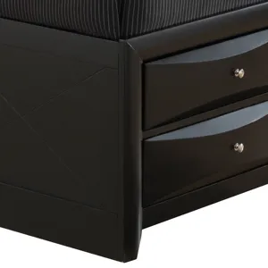 Marilla - G1500G-QSB3 Queen Storage Bed - Black