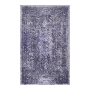 2\' x 3\' Machine Washable Area Rugs, Low-Pile, Non-Slip, Non-Shedding, Foldable, Kid & Pet Friendly