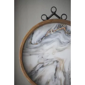 French Country Home Decor Collection (Includes An Artificial Plant, Vase, Trays, Stool And Side Tabl