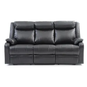 Ward - G761A-RS Double Reclining Sofa - Black
