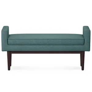 Scott - Ottoman Bench - Smoky Teal