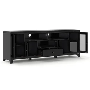 Cosmopolitan - 72" Wide TV Media Stand - Black