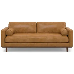 Morrison - 89\" Sofa and Ottoman Set - Sienna