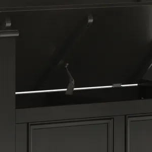 Amherst - Small Entryway Storage Bench - Hickory Brown