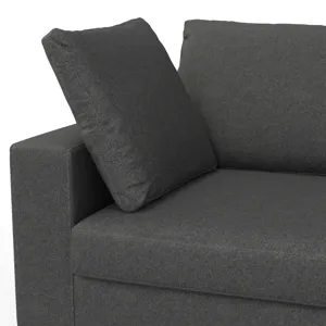Charlie - 96\" Deep Seater Sofa - Pebble Gray