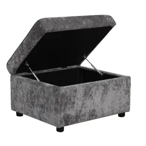 Sectional Sofa Pull-Out Sofa Bed Sleeper With A Storage Ottoman, Three Pillows And Charging Devices 