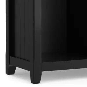 Acadian - 8 Cube Storage Sofa Table - Black