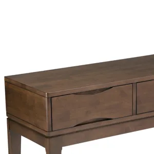Harper - Console Sofa Table - Walnut Brown
