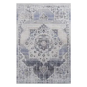 5\' x 7\' Medallion Non-Shedding Living Room Bedroom Dining Home Office Stylish And Stain Resistant 