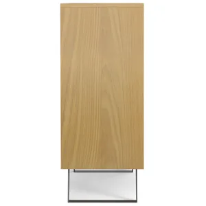 Lowry - Medium Storage Cabinet - Oak Veneer