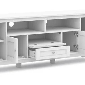 Warm Shaker - 72\" TV Media Stand - White