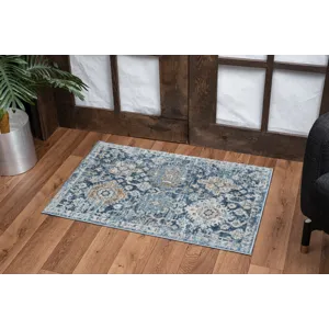 Noble - GC_GEN7005 Blue 2\' x 3\' Area Rug