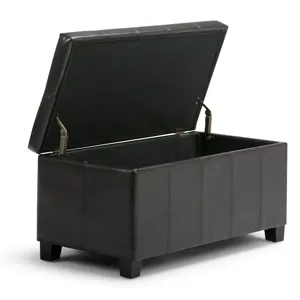 Dover - Storage Ottoman Bench - Tanners Brown
