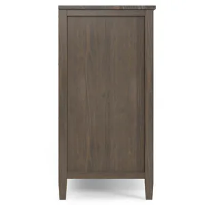 Ela - Sideboard with Wine Storage - Smoky Brown