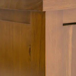 Warm Shaker - Low Storage Cabinet - Light Golden Brown