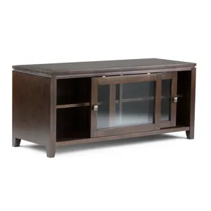 Cosmopolitan - TV Media Stand - Mahogany Brown