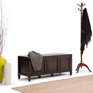 Connaught - Storage Bench Trunk - Dark Chestnut Brown