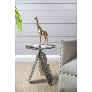 Leaf Side Table - Silver