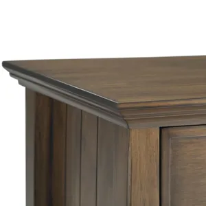 Acadian - Bedside Table - Rustic Natural Aged Brown