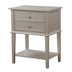 Newton - G061-N Nightstand - Silver Champagne