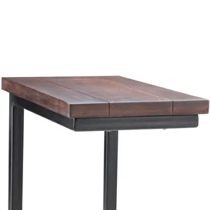 Skyler - C Side Table - Dark Cognac Brown