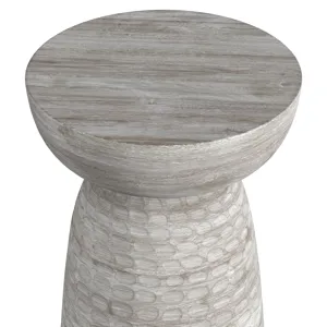 Boyd - Wooden Accent Table - White Wash